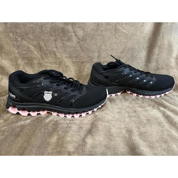 K-Swiss Tubes 200 Womens 8 Black Pink Running Shoe Jogging - Picture 4 of 9